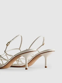 The Edit Braided Stiletto Heeled Sandals