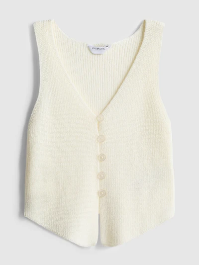 7-15yrs | V-Neck Knit Tank