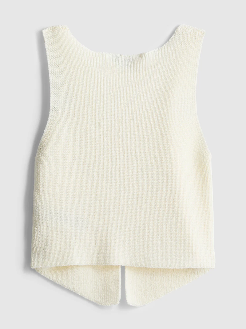 7-15yrs | V-Neck Knit Tank