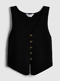 7-15yrs | V-Neck Knit Tank