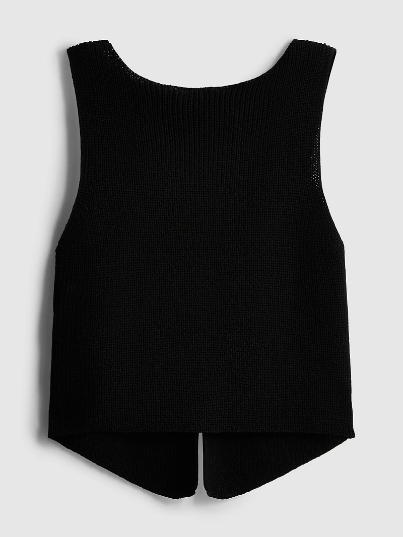 7-15yrs | V-Neck Knit Tank