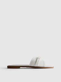 Buckled Mule Sandals