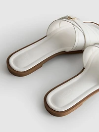 Buckled Mule Sandals