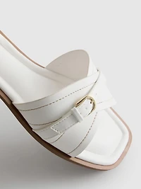 Buckled Mule Sandals