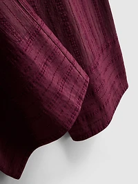 Textured Stripe Wide Leg Pants