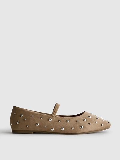 Studded Mary Janes