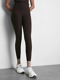 High Waisted Ribbed Active Leggings