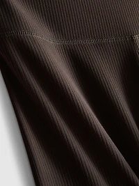 High Waisted Ribbed Active Leggings