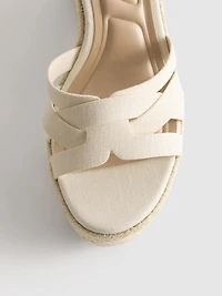 Espadrille Wedge Heeled Sandals
