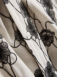 The Edit Short-Sleeved Embroidered Shirt