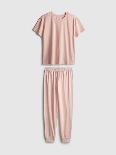 Cotton Printed Short Sleeve Pajamas