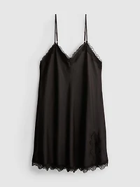 Classic Satin Mini Slip Dress