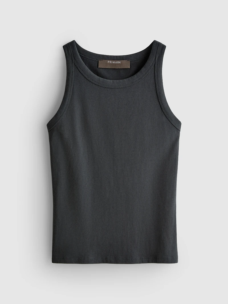 Cotton Racerback Tank Top