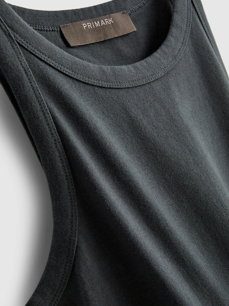 Cotton Racerback Tank Top