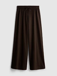 Cotton Casual Wide-Leg Joggers