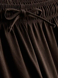 Cotton Casual Wide-Leg Joggers