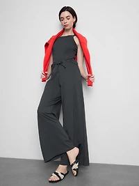 Cotton Casual Wide-Leg Joggers