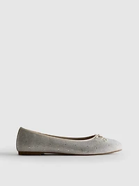 Diamanté Ballet Flats