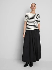 Compact Knit Short-Sleeve Tee