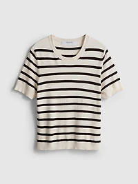 Compact Knit Short-Sleeve Tee