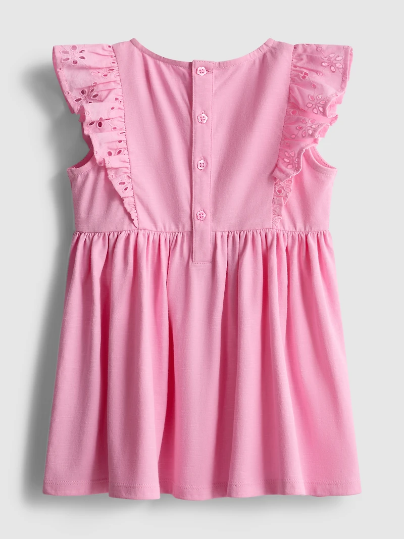 0-36mths | Broderie Anglaise Smock Dress