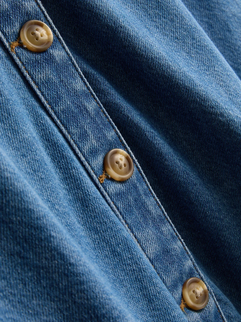 Denim Short Sleeve Shirt
