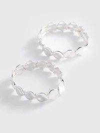 2pk Molten Metal Bracelets