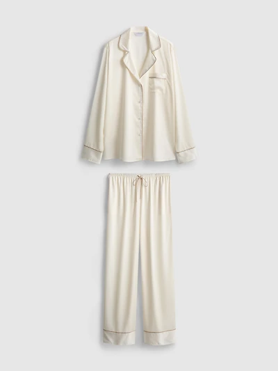 Satin Boyfriend Pajamas