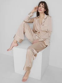 Satin Boyfriend Pajamas