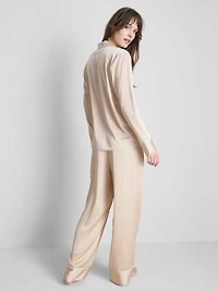 Satin Boyfriend Pajamas