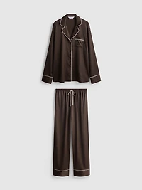 Satin Boyfriend Pajamas