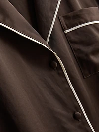 Satin Boyfriend Pajamas