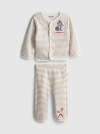 0-18mths | Paddington Bear Top and Leggings Newborn Set