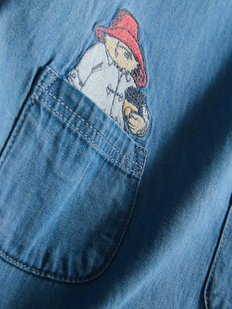 0-18mths | Paddington Bear Bodysuit and Overalls Newborn Set