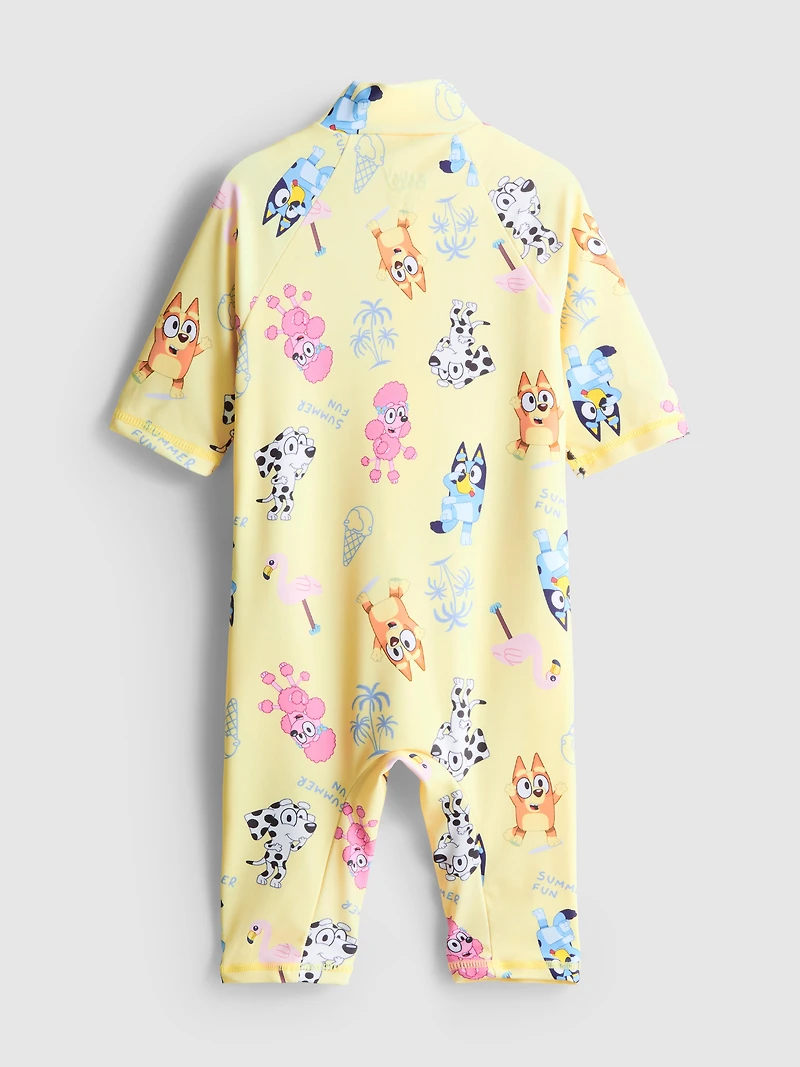 1.5-7yrs | Bluey Zip-Up Swimsuit