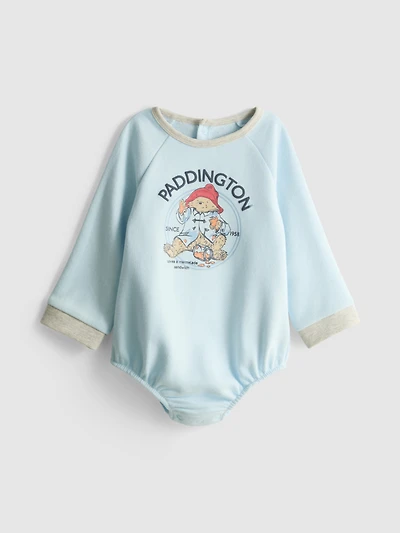 0-18mths | Paddington Bear Long Sleeve Newborn Bodysuit