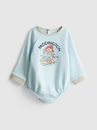 0-18mths | Paddington Bear Long Sleeve Newborn Bodysuit