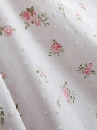 Dobby Cotton Floral Pajama Cami