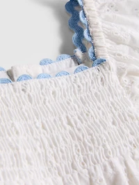 0-36mths | Broderie Anglaise Blouse and Shorts Set