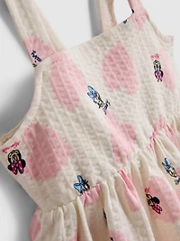 0-36mths | Disney’s Minnie Mouse and Daisy Duck Textured Smock Dress