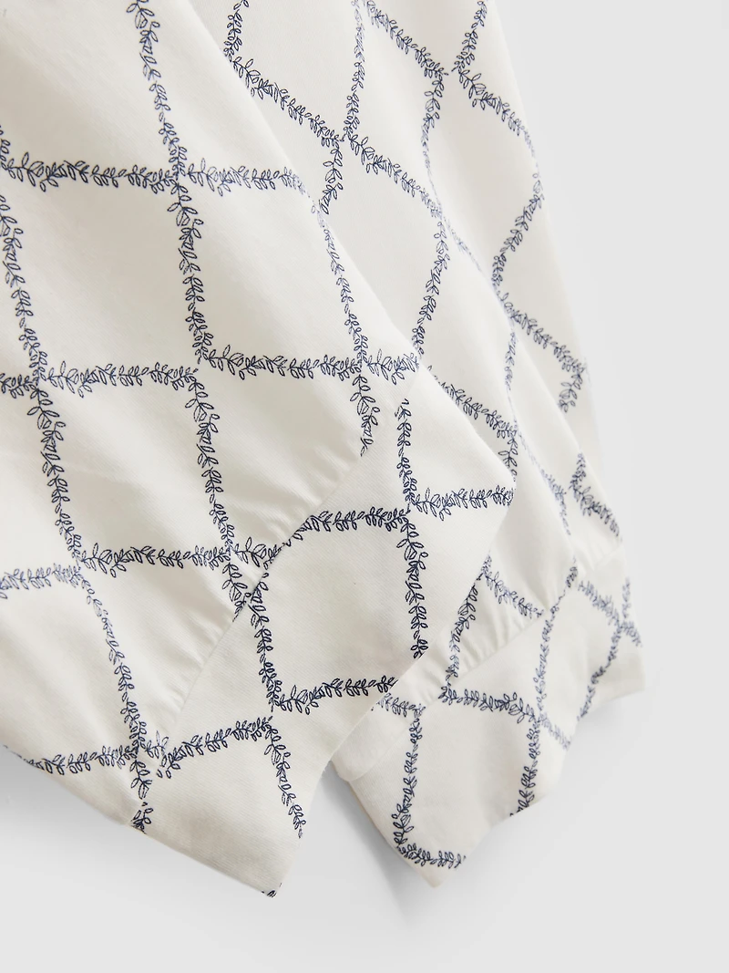 Cotton Printed Sweatshirt Pajamas