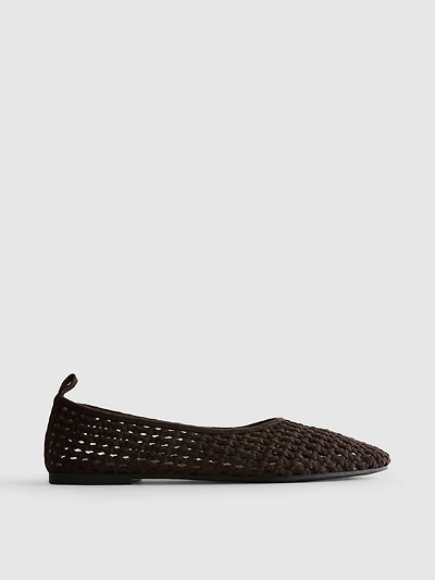 Woven Ballet Pumps