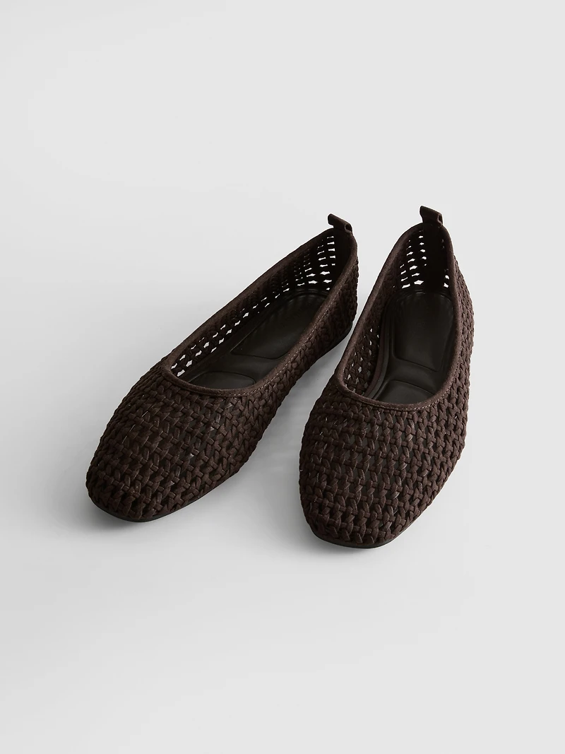 Woven Ballet Pumps
