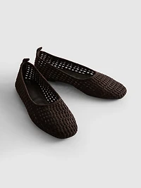 Woven Ballet Pumps