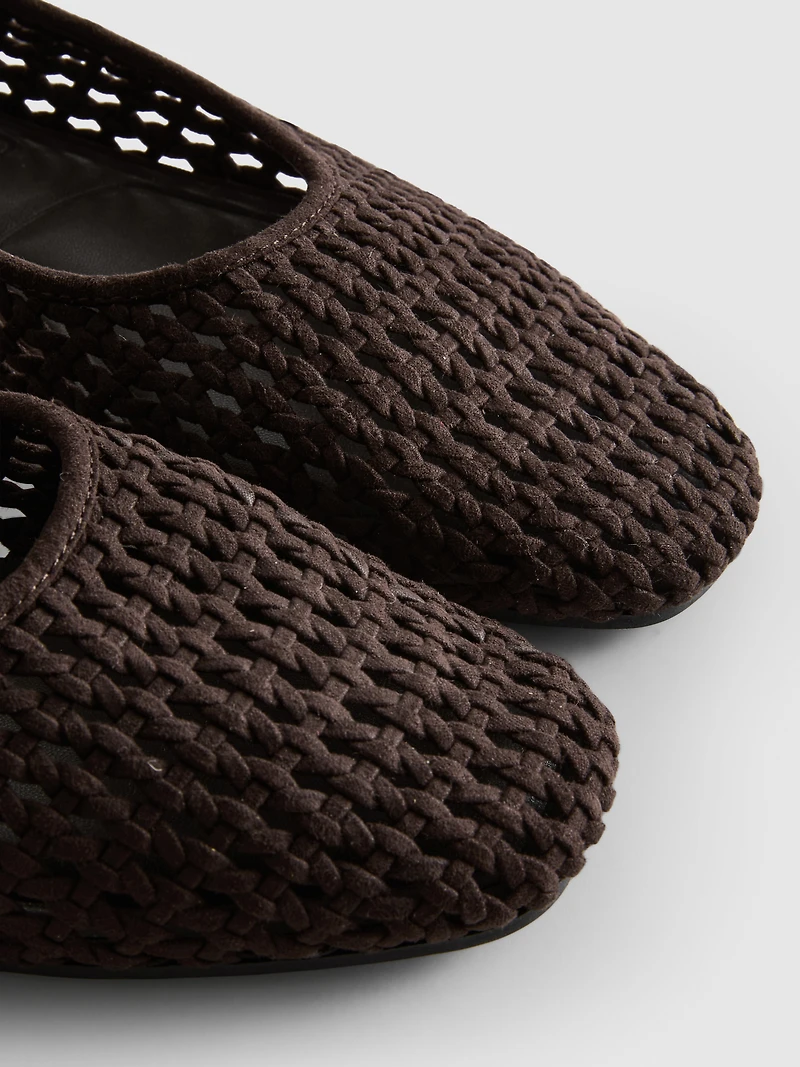 Woven Ballet Pumps