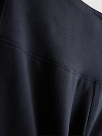 Cotton-Rich High-Waist Capri Leggings