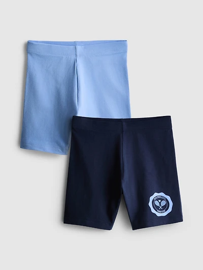 7-15yrs | 2pk Bike Shorts