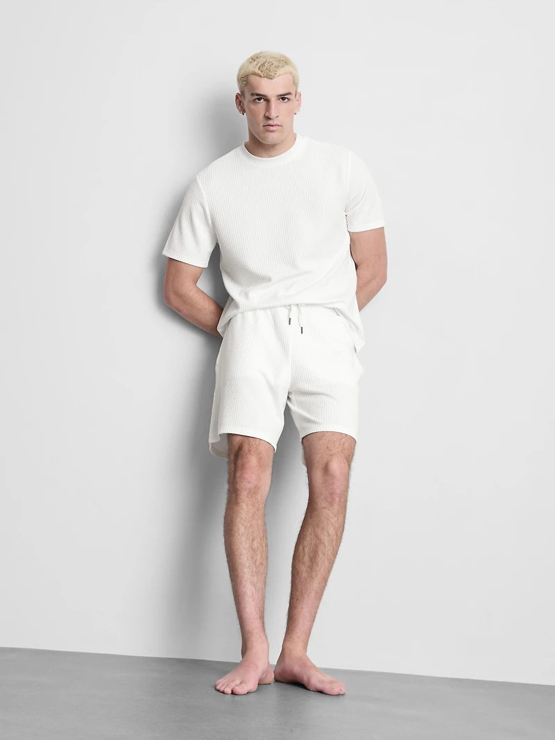 Textured Short Sleeve T-Shirt
