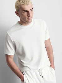 Textured Short Sleeve T-Shirt