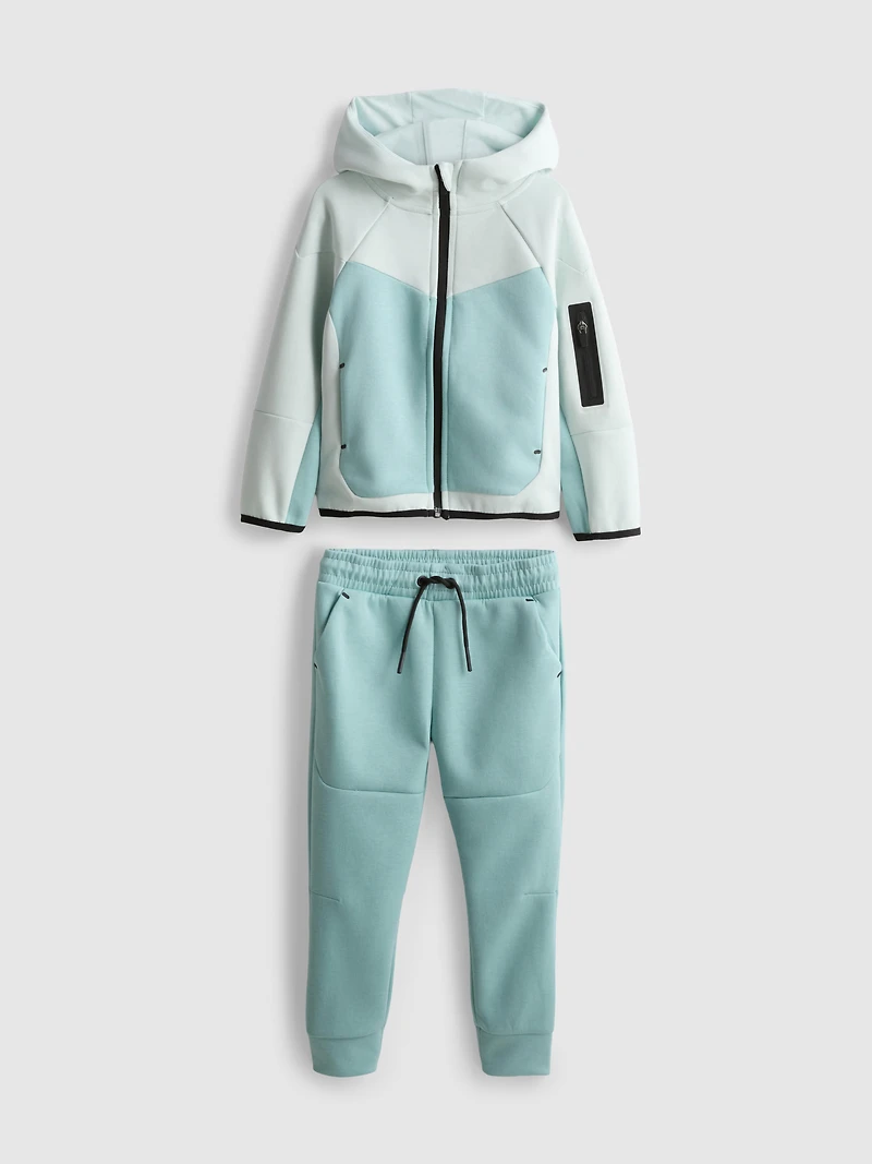 1.5-7yrs | Bonded Track Jacket and Joggers Set